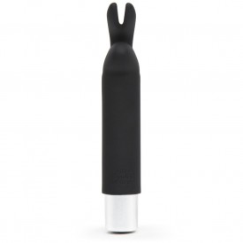 Черный мини-вибратор Greedy Girl Bullet Rabbit Vibrator - 12,7 см.