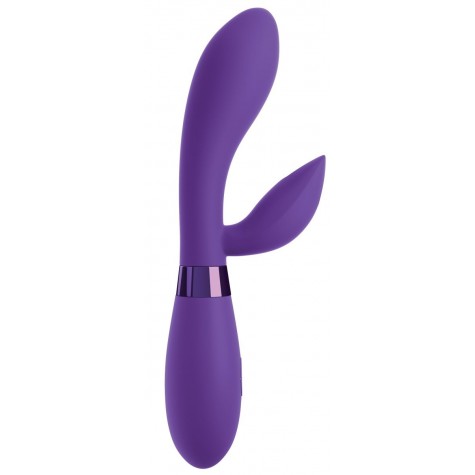 Фиолетовый вибратор-кролик #bestever Silicone Vibrator - 21,2 см.